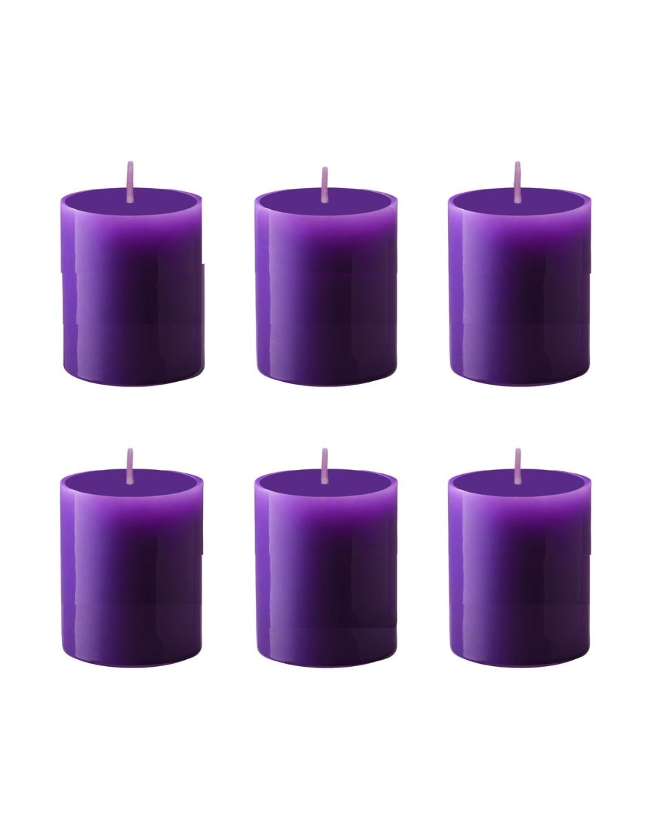 Set de velas votiva 6 piezas 1